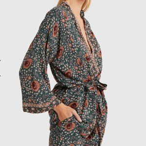 NWT Natalie Martin Saylor Kimono and Cropped Pant Set XS